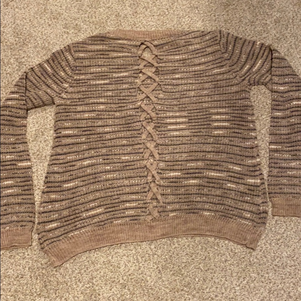 Detailed Back Sweater - image 2